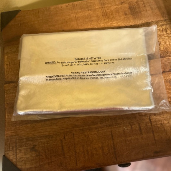 Victoria's Secret Gold and Silver Pouch - Picture 3 of 3